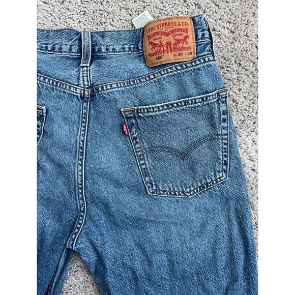 ⭐️ Levi’s 565™ Relaxed Straight Jeans – W30 L30 – Vintage Style ⭐️ - Picture 4 of 5